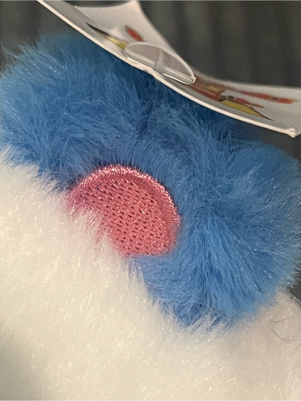 Teddy Bear Blue and White Plush Holding Bubble Tea - Kids Toy unisex New - Picture 7 of 9